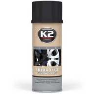 Płyny eksploatacyjne do aut - K2 Melle COLOR FLEX 400ml czarny połysk guma w sprayu L343CP - miniaturka - grafika 1