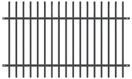 Ogrodzenia - Przęsło ogrodzeniowe Majorka 2x1.20 m antracytowe Polbram - miniaturka - grafika 1