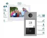 Wideodomofony - Wideodomofon jednoorodzinny VIDOS ONE IP S2401-N Monitor  M2010W aplikacja - miniaturka - grafika 1