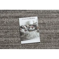 Dywany - DYWAN SZNURKOWY SIZAL FLOORLUX 20389 silver / black MELANŻ Szary, 80x150 - miniaturka - grafika 1