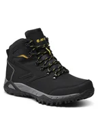 Buty trekkingowe męskie - Hi-Tec Trekkingi Medin Mid WS-AW21-HT-01-Q3 Czarny - miniaturka - grafika 1