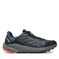 Buty trekkingowe męskie - Buty do biegania adidas Terrex Trail Rider GORE-TEX Trail Running HQ1234 Niebieski - miniaturka - grafika 1