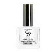 Lakiery do paznokci - Golden Rose Gel Look Top Coat żelowy utwardzacz do paznokci 10,5ml - miniaturka - grafika 1