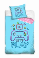Pościel - Pościel Gamer 140x200 Carbotex - miniaturka - grafika 1