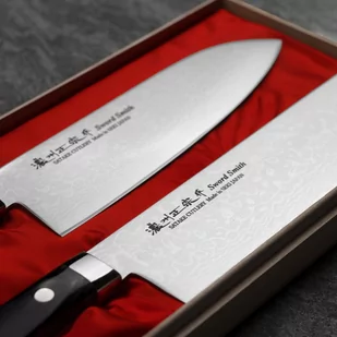 ST Unique Sai VG-10 zest Santoku +Nakiri - Noże kuchenne - miniaturka - grafika 2
