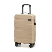 Walizki - WITTCHEN COMODO Line walizka z tworzywa ABS, uchwyt teleskopowy TSA, zamek TSA, 4 podwójne koła, beżowy, Handgepäck, Bagaż podręczny - miniaturka - grafika 1