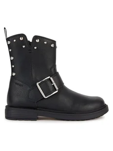 Geox Botki J Eclair Girl J369QK 000BU C9999 M Czarny - Buty dla dziewczynek - miniaturka - grafika 1