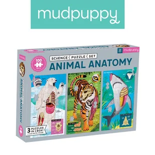 Puzzle edukacyjne 3w1 Anatomia zwierząt 6+ Mudpuppy - Puzzle - miniaturka - grafika 1
