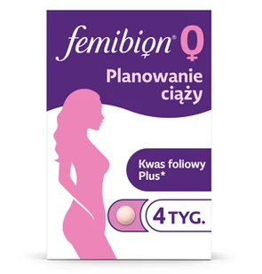 Merck SP.Z O.O. Femibion 0 Planowanie ciąży dla kobiet planujących ciążę 28 tabletek 3276041 - Witaminy i minerały - miniaturka - grafika 1