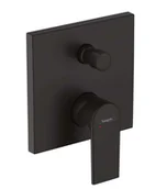 Baterie wannowe i prysznicowe - Hansgrohe Vernis Shape - Bateria wannowa podtynkowa, czarny mat 71469670 - miniaturka - grafika 1