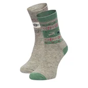 Skarpetki męskie - Skarpety długie GINO ROSSI CEO_BR_GR_004_W_AW25 (2 PACK) Szary - miniaturka - grafika 1