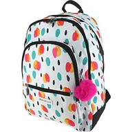 Plecaki - Grafoplás Drops plecak dla dziewczynek, wielokolorowy (biały), 21 x 43 x 31,5 cm (szer. x wys. x dł.) - miniaturka - grafika 1