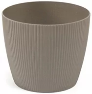 Donice - Doniczka Osłonka Plastikowa Szara 11 Cm Magnolia Jumper - miniaturka - grafika 1