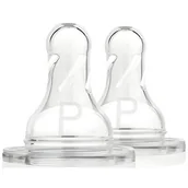 Smoczki do butelek - Dr Browns HANDI-CRAFT smoczek do butelek standard z wąską szyjką Preemies dla wcześniaków x 2 szt - miniaturka - grafika 1