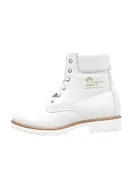 Botki damskie - Panama Jack Panama 03 Classics damskie botki z zimną podszewką z krótką cholewką, biały, 36 EU - miniaturka - grafika 1