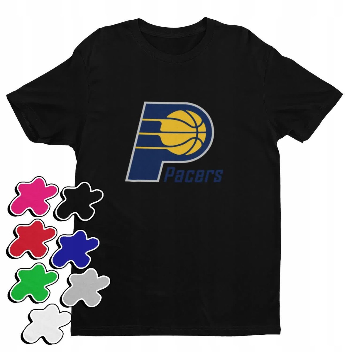 Koszulka T-Shirt Dziecięca Z Nadrukiem Indiana Pacers Nba -M 134-146