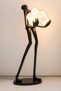 Lampy stojące - King Home Lampa podłogowa HUMAN włókno szklane szkło JL009 - miniaturka - grafika 1