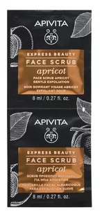 Apivita Apivita Express Beauty Morela - delikatnie złuszczający peeling do twarzy 2x8ml - Maseczki do twarzy - miniaturka - grafika 1