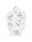 Rożki i beciki - Bonjour Cherie Rożek bambusowy z usztywnieniem 74x74 Romantyczny królik - miniaturka - grafika 1