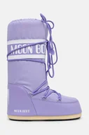 Śniegowce damskie - Moon Boot śniegowce MB ICON NYLON kolor fioletowy 80D1400440 E001 - miniaturka - grafika 1