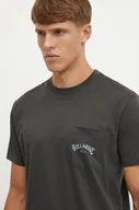 Koszulki męskie - Billabong t-shirt Stacked Arch męski kolor czarny z nadrukiem EBYZT00175 - miniaturka - grafika 1