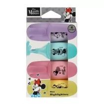 Zakreślacz Disney fashion Minnie Mouse mini 4 kolory - Przybory szkolne - miniaturka - grafika 1