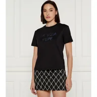 Koszulki i topy damskie - Patrizia Pepe T-shirt Regular Fit - miniaturka - grafika 1