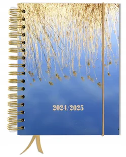 Terminarz 2024-2025 książkowy dzienny A5+ kalendarz od dowolnego miesiąca - Kalendarze - miniaturka - grafika 1
