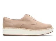 Półbuty damskie - Clarks, Półbuty damskie, Teadale Rhea Beige Suede, beżowy, rozmiar 37 - miniaturka - grafika 1