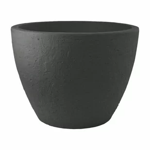 Donica plastikowa Stone śr.60 cm antracytowa Vog - Donice - miniaturka - grafika 1