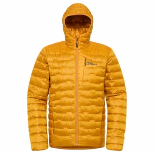 Męska kurtka puchowa Jack Wolfskin PASSAMANI DOWN HOODY M safflower - M - Kurtki męskie - miniaturka - grafika 1
