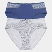 Majtki damskie - Majtki z wysokim stanem Hally 2-pak - miniaturka - grafika 1