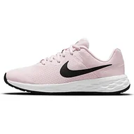 Buty dla dziewczynek - Nike Buty dziecięce Revolution 6, uniseks, Pink Foam Black, 38.5 EU - miniaturka - grafika 1