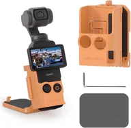 Akcesoria do drona - UCHWYT MAGNETYCZNY REGULOWANY MOCOWANIE OCHRONNE DO DJI OSMO POCKET 3 POMARAŃCZOWY - miniaturka - grafika 1