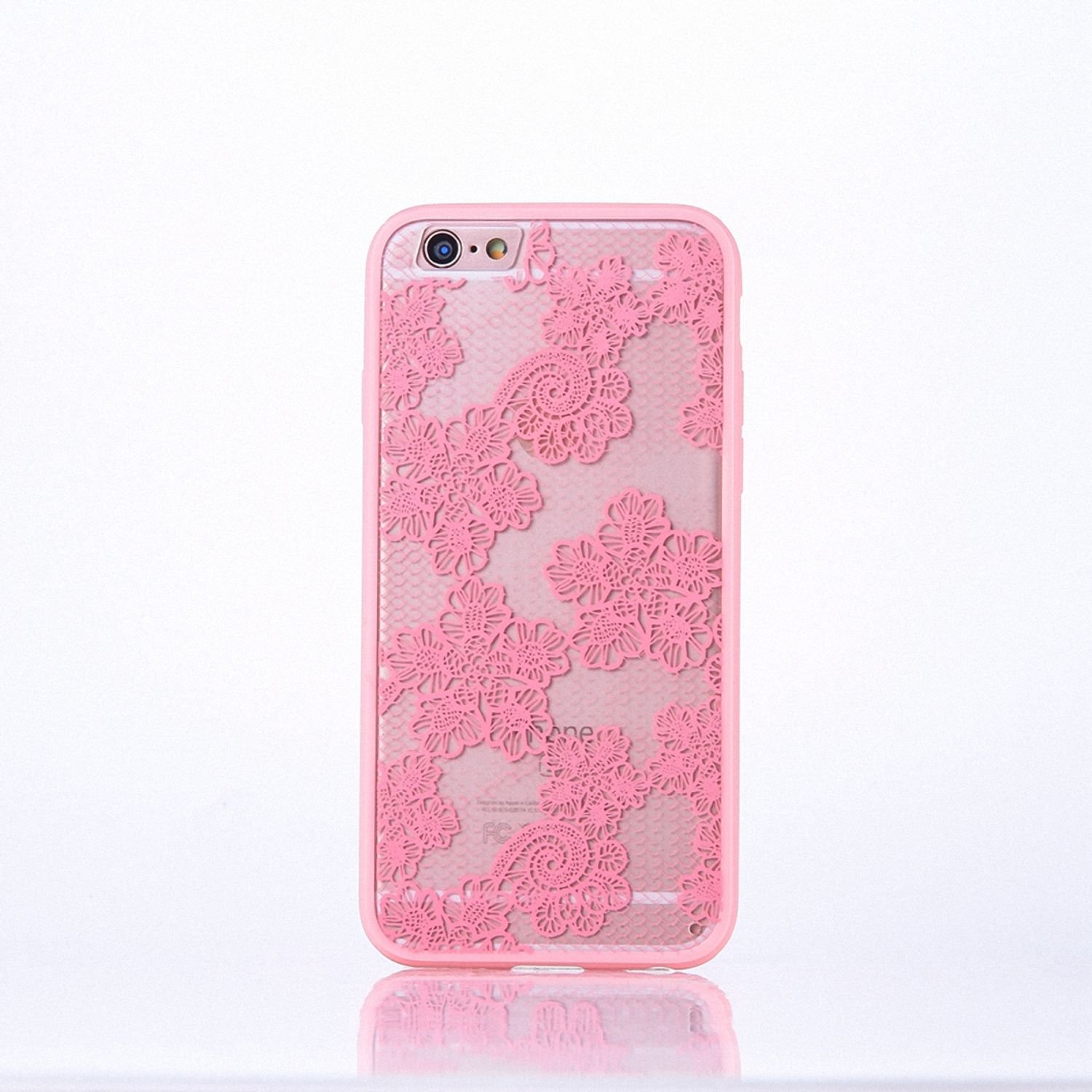 Etui na telefon komórkowy Mandala dla Apple iPhone 8 Design Etui ochronne Pokrowiec z motywem kwiatowym Torba Bumper Pink