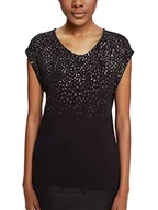 Koszulki i topy damskie - ESPRIT Collection Damska koszulka 112EO1K327, 001/BLACK, XS, 001/Black, XS - miniaturka - grafika 1