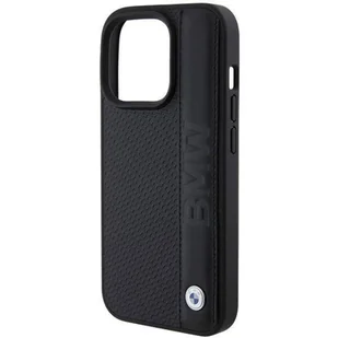 BMW BMHCP15L22RDPK iPhone 15 Pro 6.1" czarny/black hardcase Leather Textured & Stripe - Etui i futerały do telefonów - miniaturka - grafika 17