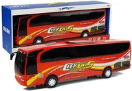 Samochody i pojazdy dla dzieci - Autobus Miejski Model Czerwony 54cm LEAN Toys - miniaturka - grafika 1