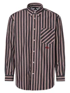 Koszule męskie - Tommy Hilfiger Koszula męska - Łatwe prasowanie Mężczyźni Slim Fit Bawełna niebieski|biały w paski, L - miniaturka - grafika 1