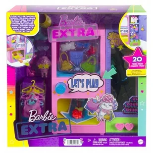 Mattel Extra Kreator stylu Zestaw z akcesoriami i pieskiem, dla dzieci od 3 roku życia HFG75 - Lalki dla dziewczynek - miniaturka - grafika 1