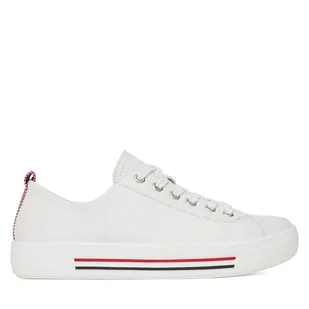 Tenisówki Remonte D0900-80 Biały - Trampki damskie - miniaturka - grafika 1