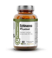 Suplementy naturalne - ECHINACEA 4% POLIFENOLI Ekstrakt z jeżówki purpurowej 360mg - miniaturka - grafika 1