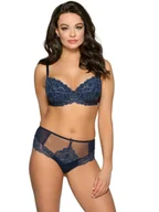 Majtki damskie - Ava Lingerie Figi 1990 S Navy Blue - miniaturka - grafika 1