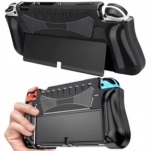 Wzmocnione Etui Do Nintendo Switch Oled Slim Pokrowiec Ochronny Stojak Grip Mgc-Ol - Akcesoria do Nintendo - miniaturka - grafika 1