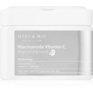 Mary&May, Niacinanide Vitamin C Brightening Mask, 30szt - Maseczki do twarzy - miniaturka - grafika 1