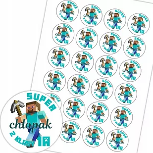 NAKLEJKI DZIEŃ CHŁOPAKA 24 szt. SUPER CHŁOPAK 5 Y3 - Pasmanteria - miniaturka - grafika 1