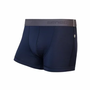 Spodenki męskie Sensor Coolmax Tech Deep Blue Rozmiar: M / Kolor: niebieski - Bielizna sportowa męska - miniaturka - grafika 1