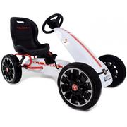 Jeździki dla dzieci - Import SUPER-TOYS WIELKI LICENCJONOWANY GOKART FIAT ABARTH KOŁA EVA JAKOŚĆ /PB9388A PB-9388A-CZERWONY - miniaturka - grafika 1