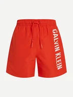 Spodenki damskie - Calvin Klein Swimwear Szorty kąpielowe KV0KV00053 Czerwony Regular Fit - miniaturka - grafika 1