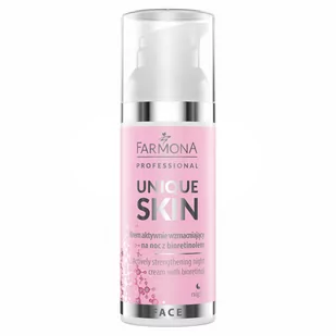 Farmona Unique Skin Krem Aktywnie Wzmacniający Na Noc Z Bioretinolem 50ml - Kremy do twarzy - miniaturka - grafika 1